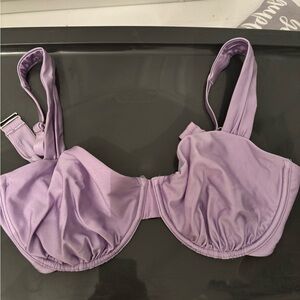 Abercrombie & Fitch Light Purple Bikini Top curve love